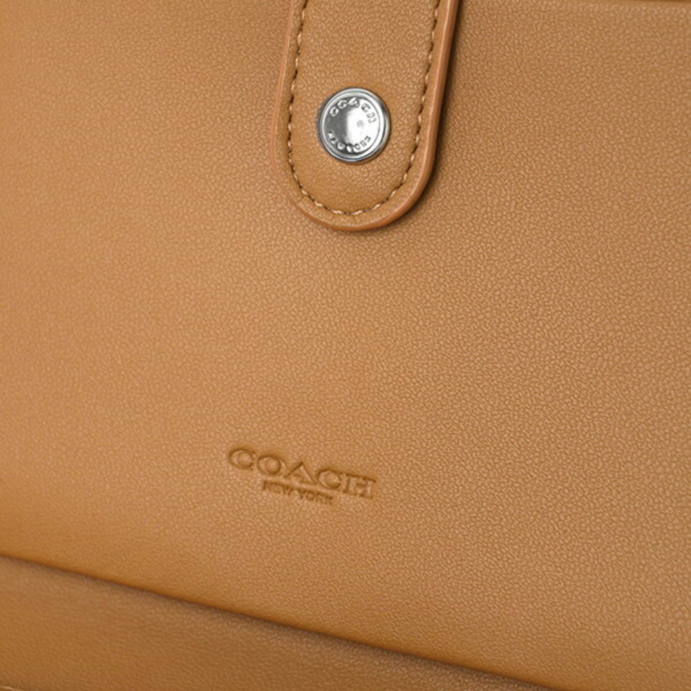 Coach Signature Color Block Long Wallet Brown - image 8